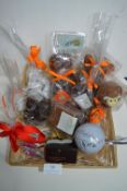 *Basket of Assorted Belgium Chocolates; Bags, Bars, Boxes, etc.