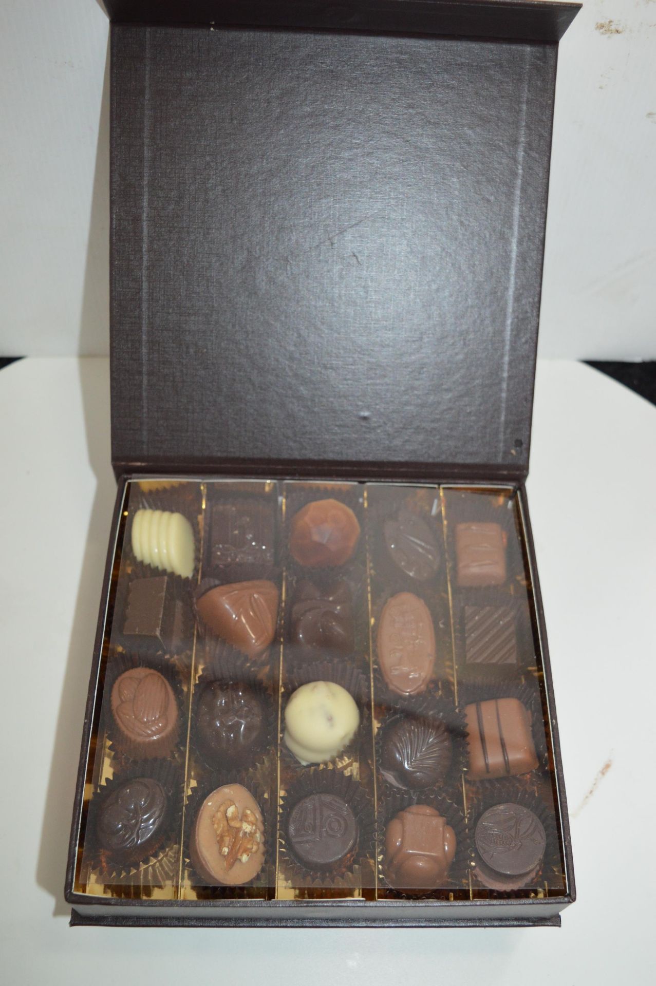 *7" Square Box of ~20 Handmade Belgium Chocolates