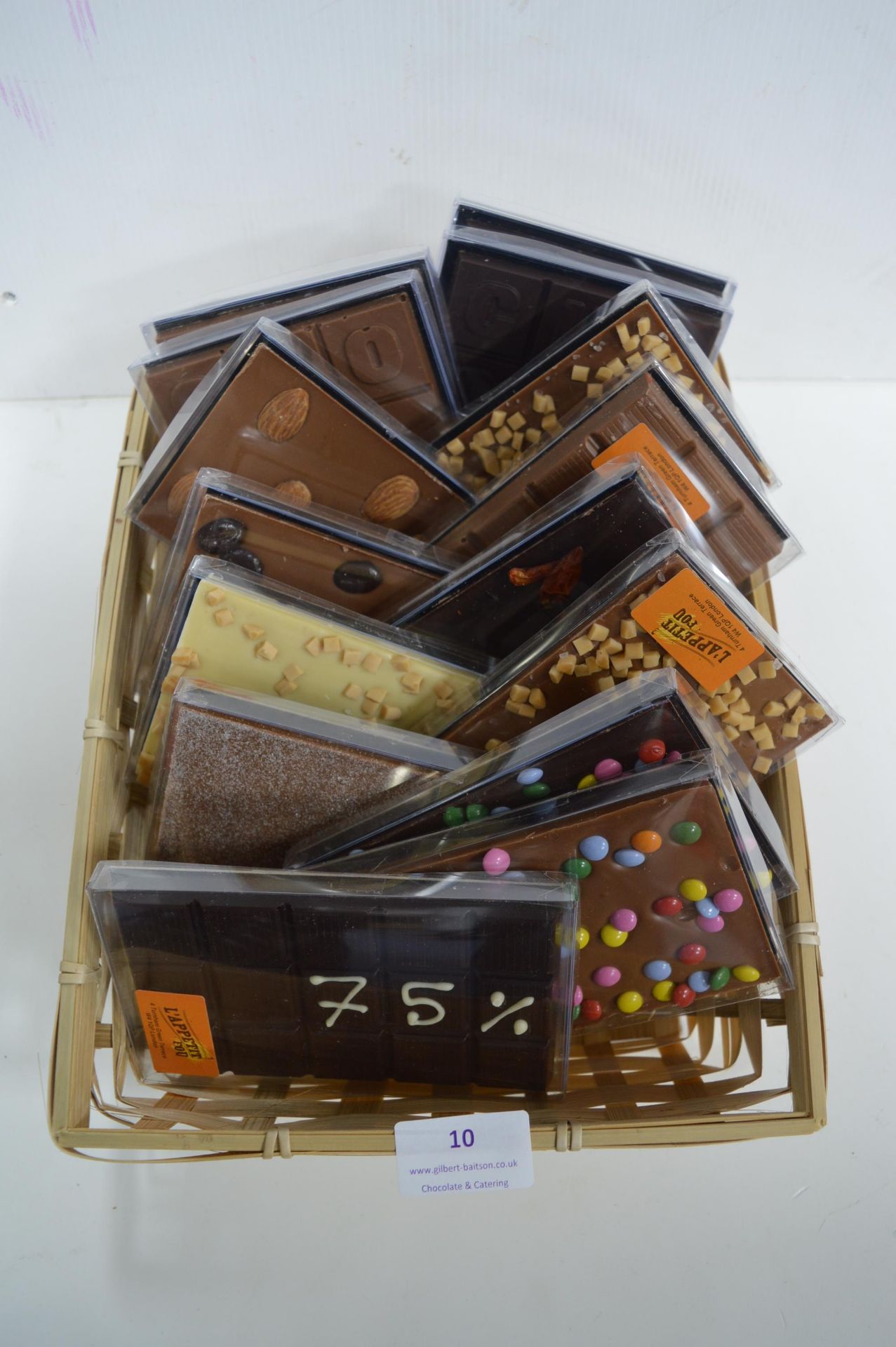 *15 Bars of Assorted Handmade Belgium Chocolate