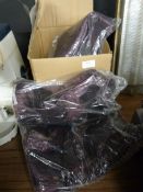 *Ten Purple Crushed Taffeta 60x60" Tablecloths