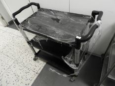 *Three Tier Catering Trolley