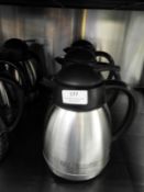 *Three Small Insulated Stainless Steel Coffee Jugs