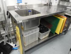 *Stainless Steel Commercial Sink Unit...