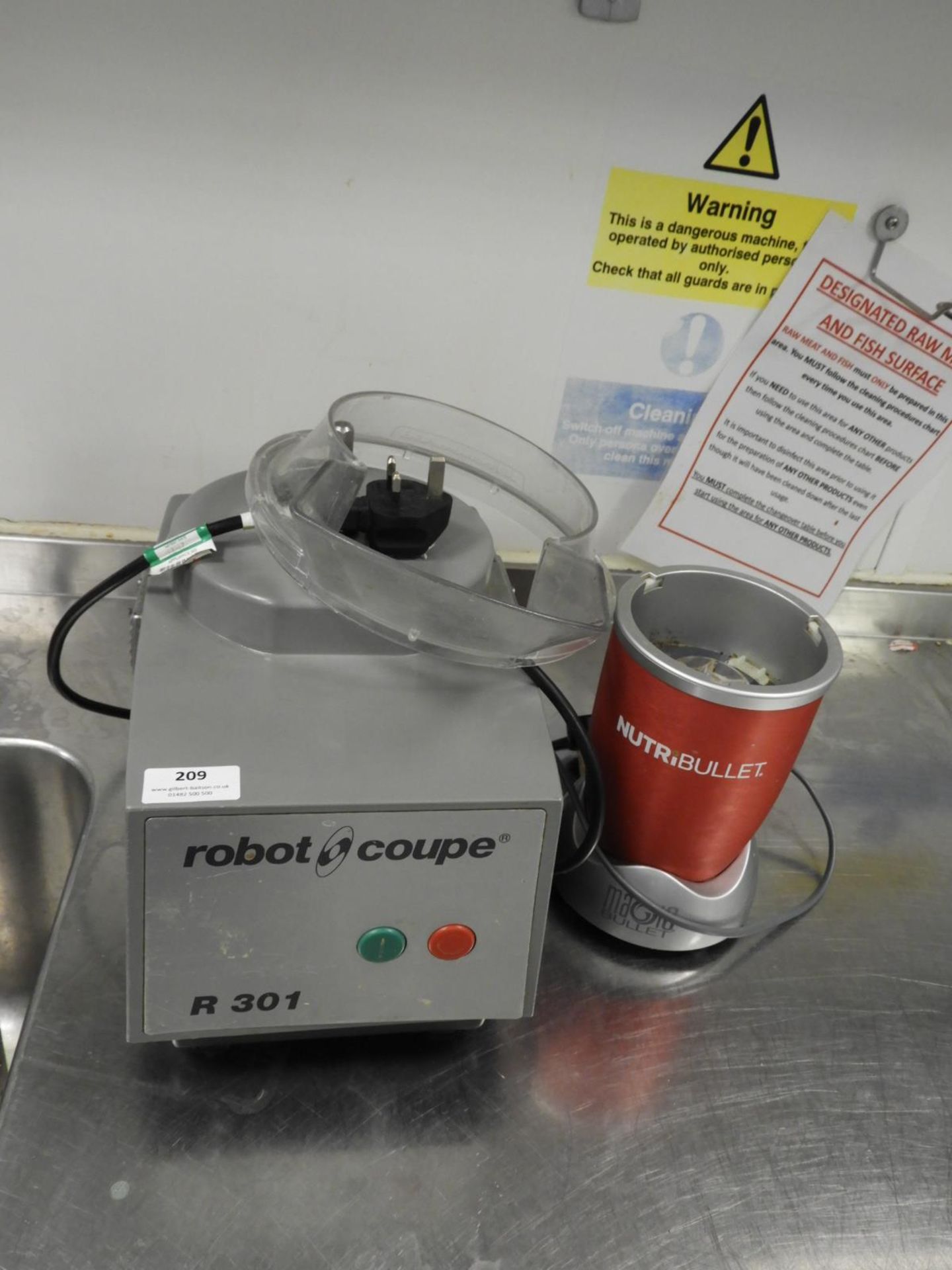 *Robot Coupe R301 Food Processor Base Unit and a Nutri Bullet Blender Base