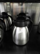 *Two Small Insulated Stainless Steel Coffee Jugs