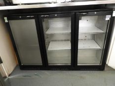 *Lec Commercial Three Door Undercounter Bottle Cooler