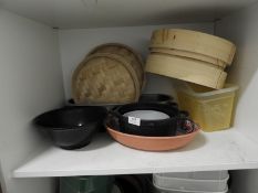 *Assorted Bamboo Steamers, Stainless Steel Fish Kettle, etc.