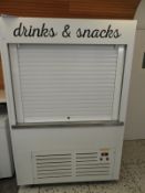 *Refrigerated Self Service Drinks and Snacks Counter Enclosed by Vertical Shutter Door
