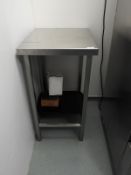 *Stainless Steel Preparation Table 45x55cm