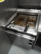 *Moorwood Vulcan Single Compartment, Two Basket Electric Fryer