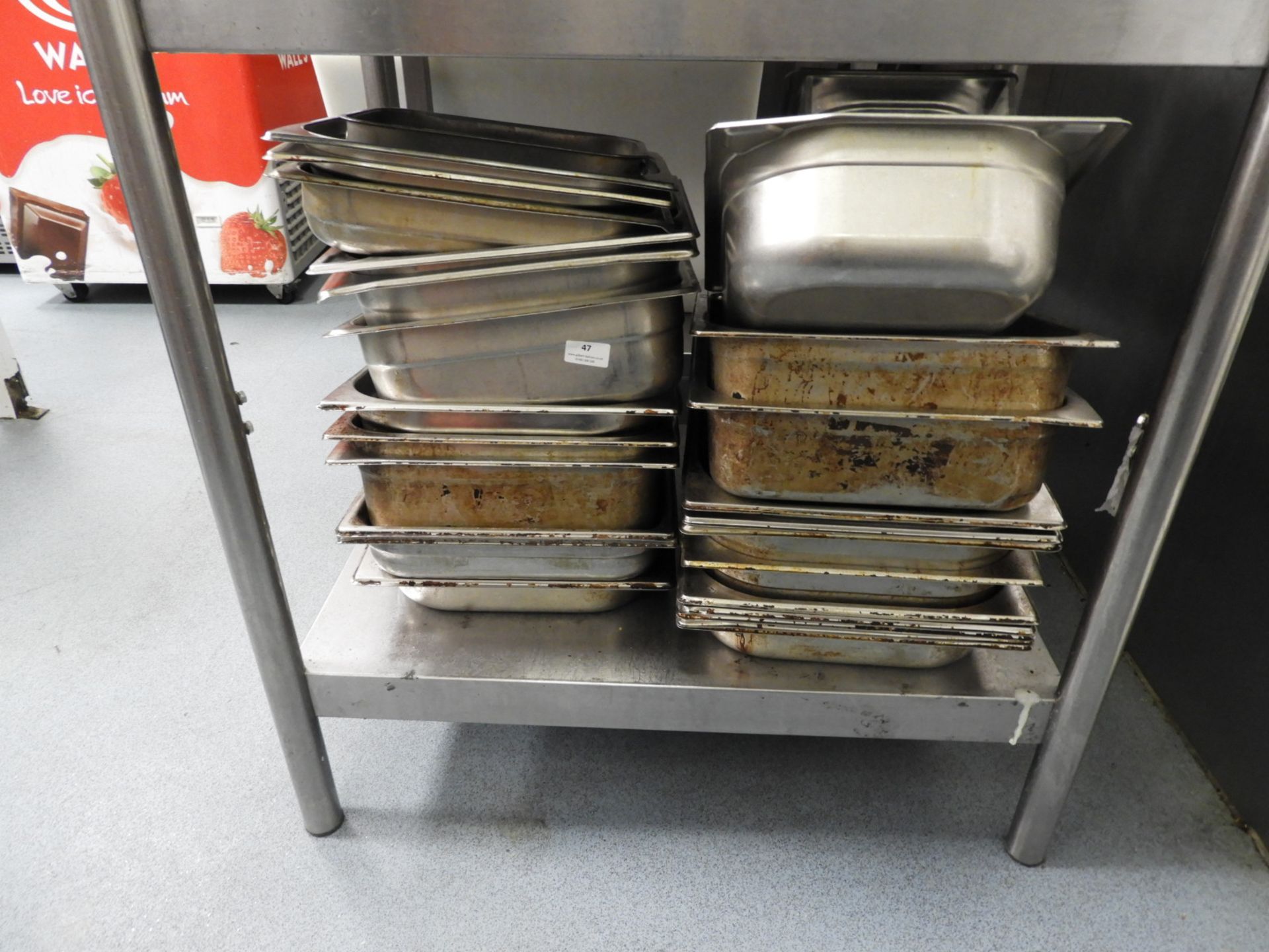 *30 Assorted Stainless Steel Bain Marie Inserts