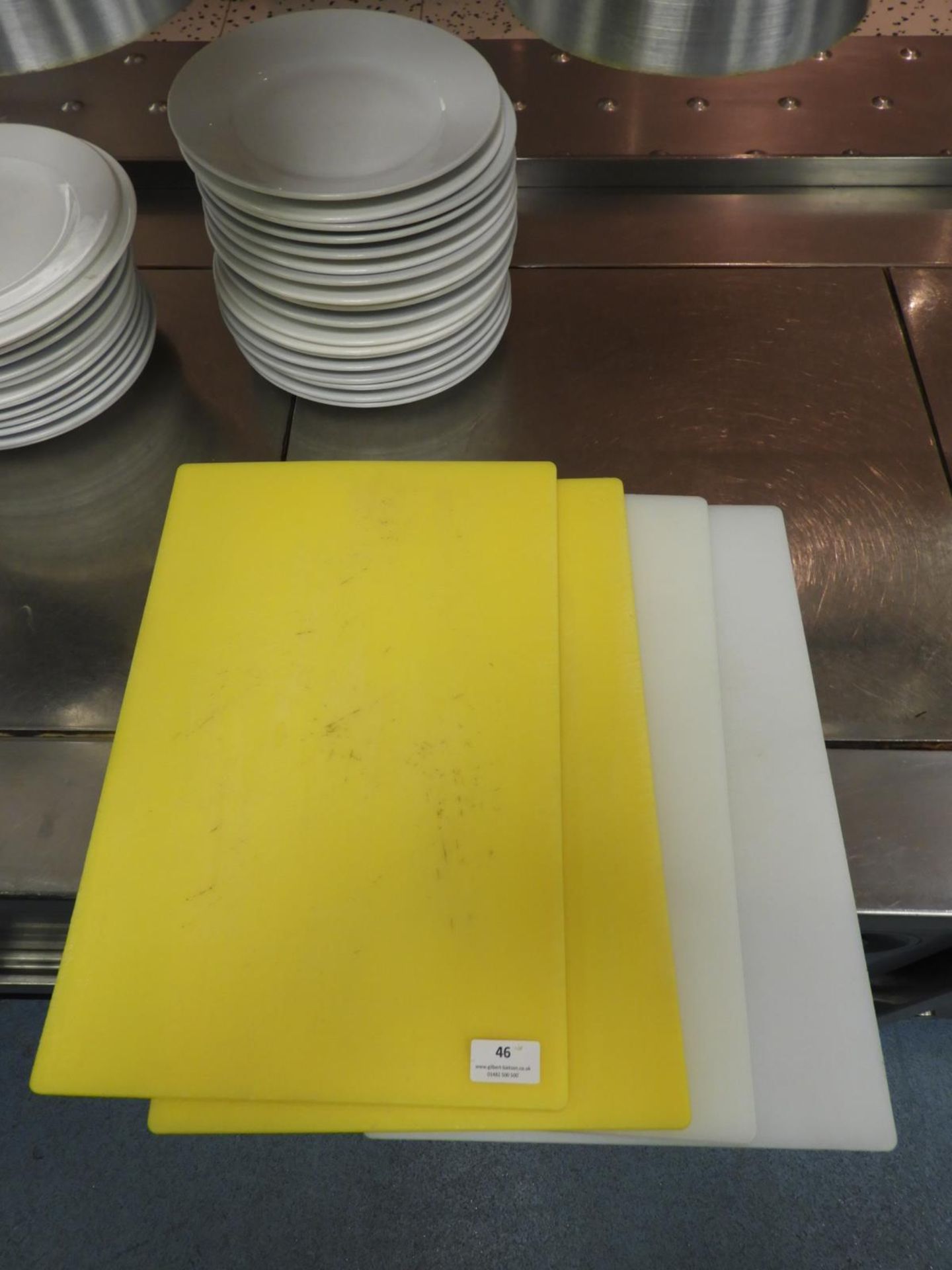 *Two White and Two Yellow Chopping Boards