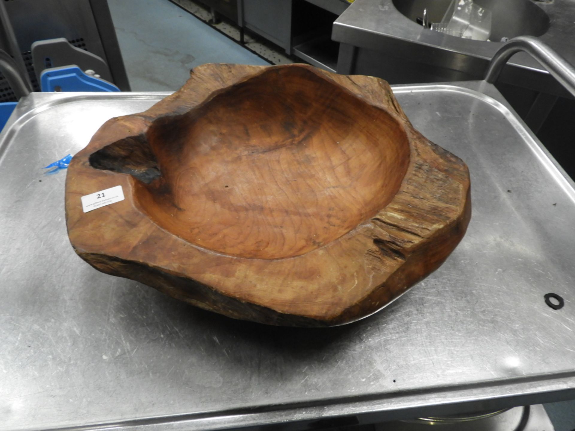 *Carved True Root Serving Dish