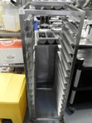 *Mobile Stainless Steel Tray Rack