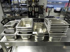*29 Stainless Steel Bain Marie Inserts