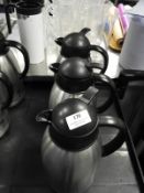 *Three Insulated Stainless Steel Coffee Jugs