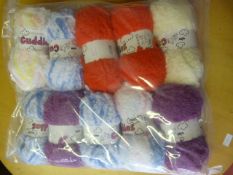 Ten Assorted Rolls of Wool