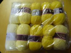 Ten Rolls of Yellow Wool