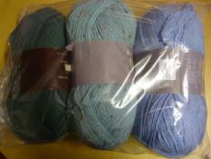 Three Large Rolls of Mixed Thread