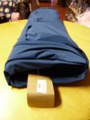Roll of Dark Blue Jersey Stretch Fabric