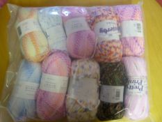 Ten Assorted Rolls of Wool