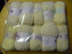 Ten Rolls of Yellow Wool