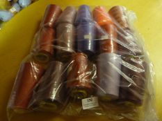 Fifteen Rolls of Mixed Thread