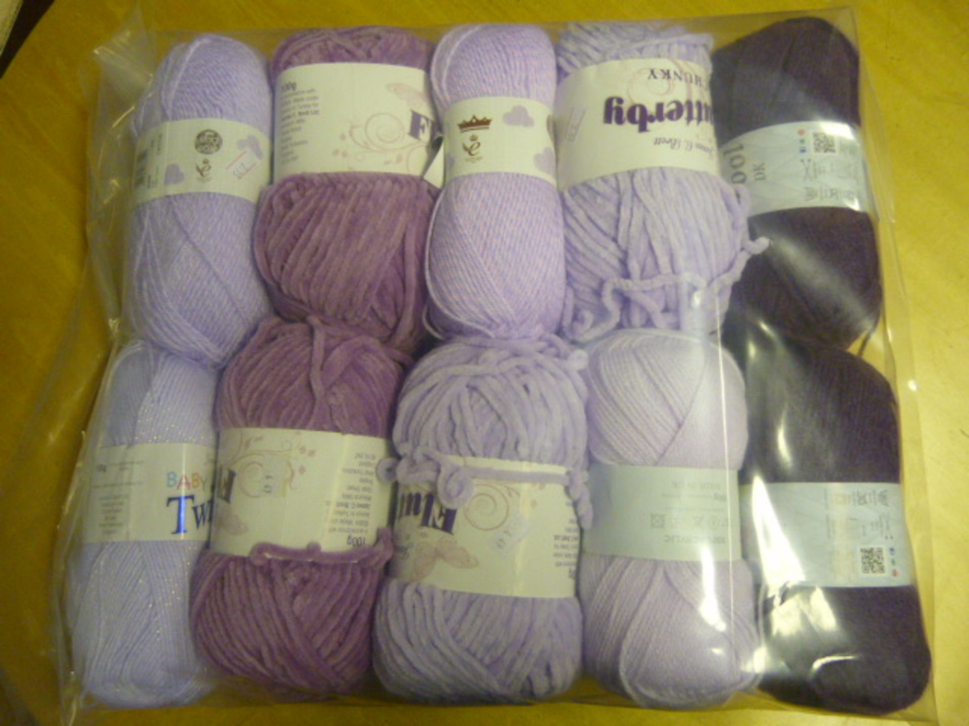 Ten Assorted Rolls of Wool