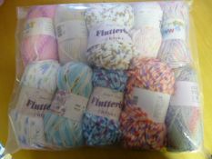 Ten Assorted Rolls of Wool