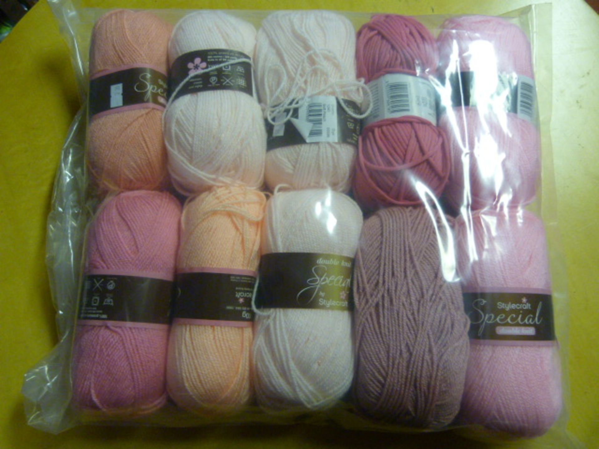 Ten Assorted Rolls of Wool