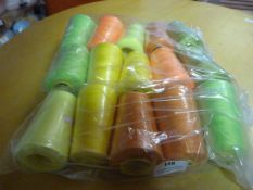 Fifteen Rolls of Mixed Thread