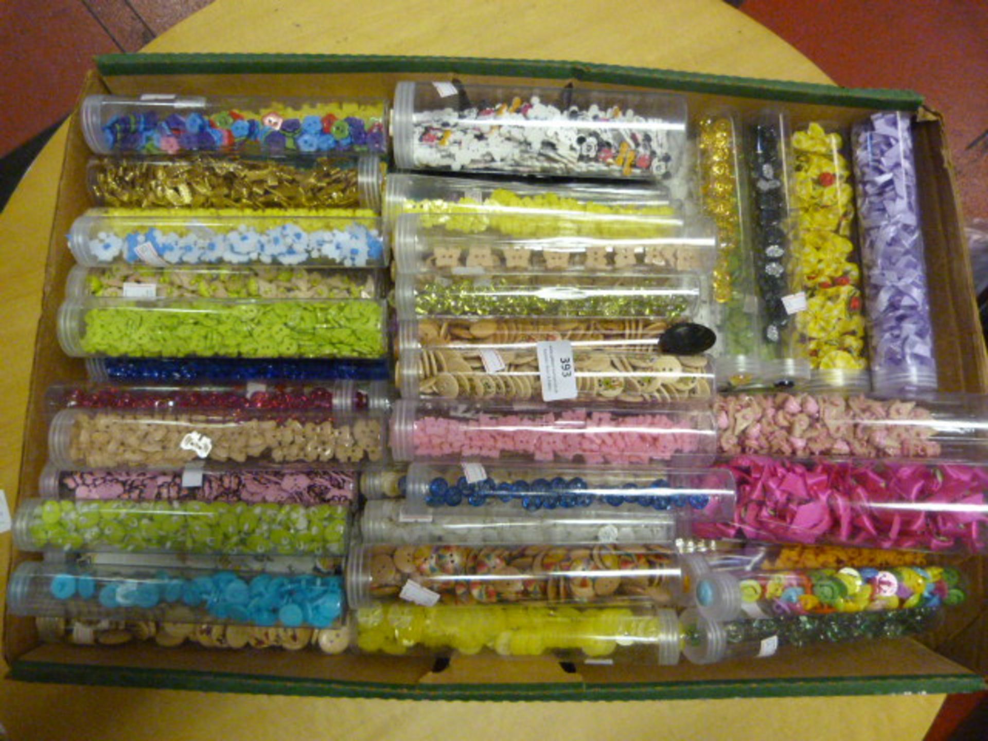 Box of Various Buttons