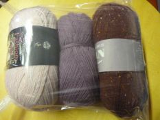 Three Large Rolls of Mixed Thread