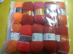 Ten Assorted Rolls of Wool