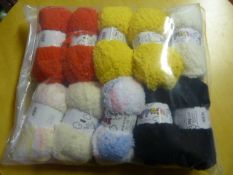 Ten Assorted Rolls of Wool