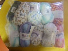 Ten Assorted Rolls of Wool