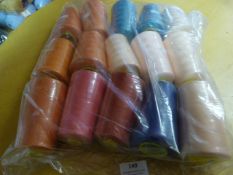 Fifteen Rolls of Mixed Thread