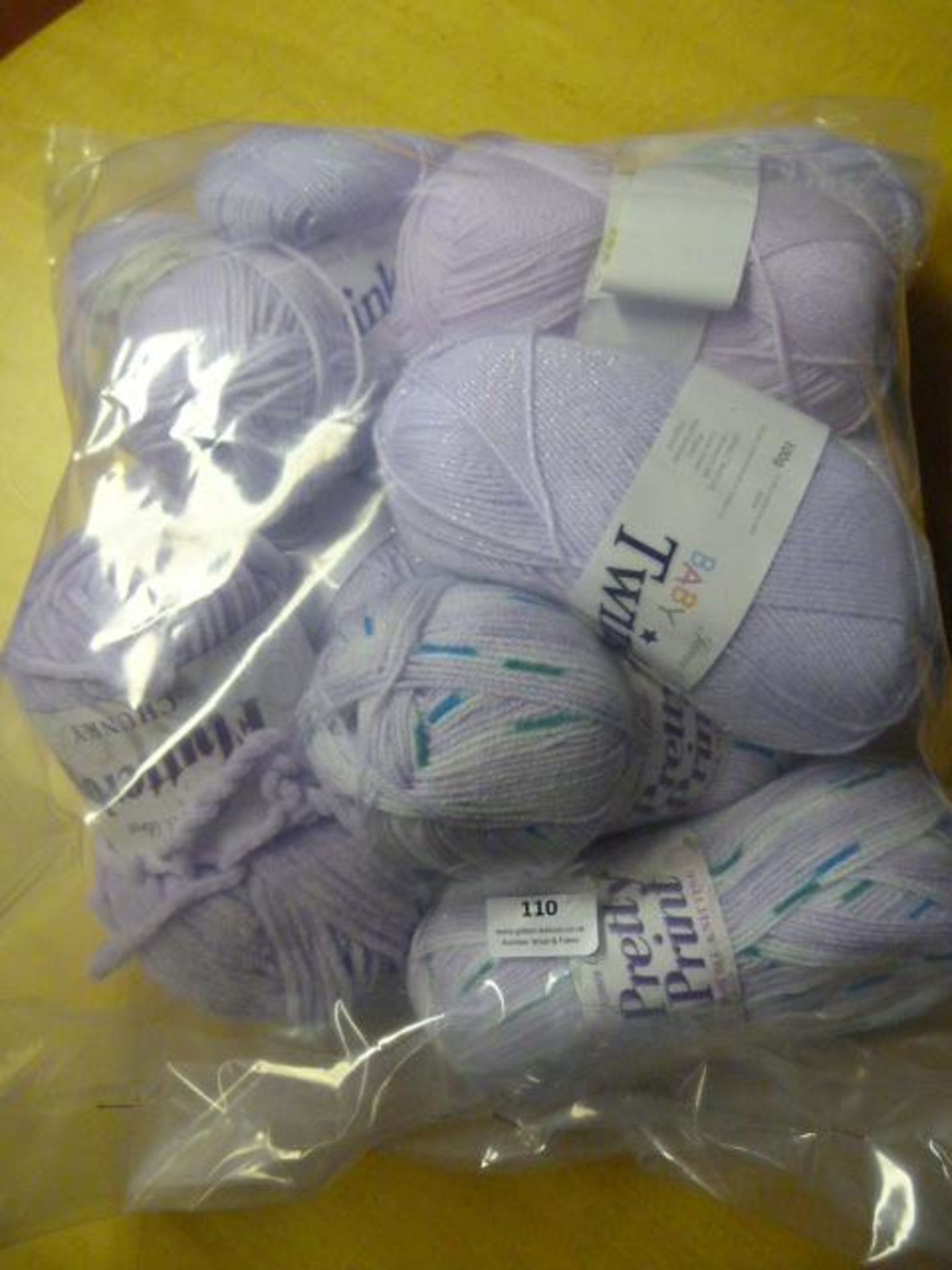 Ten Rolls of Purple Wool