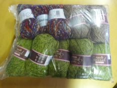 Ten Rolls of Mixed Wool