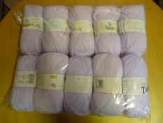 Ten Rolls of Purple Wool