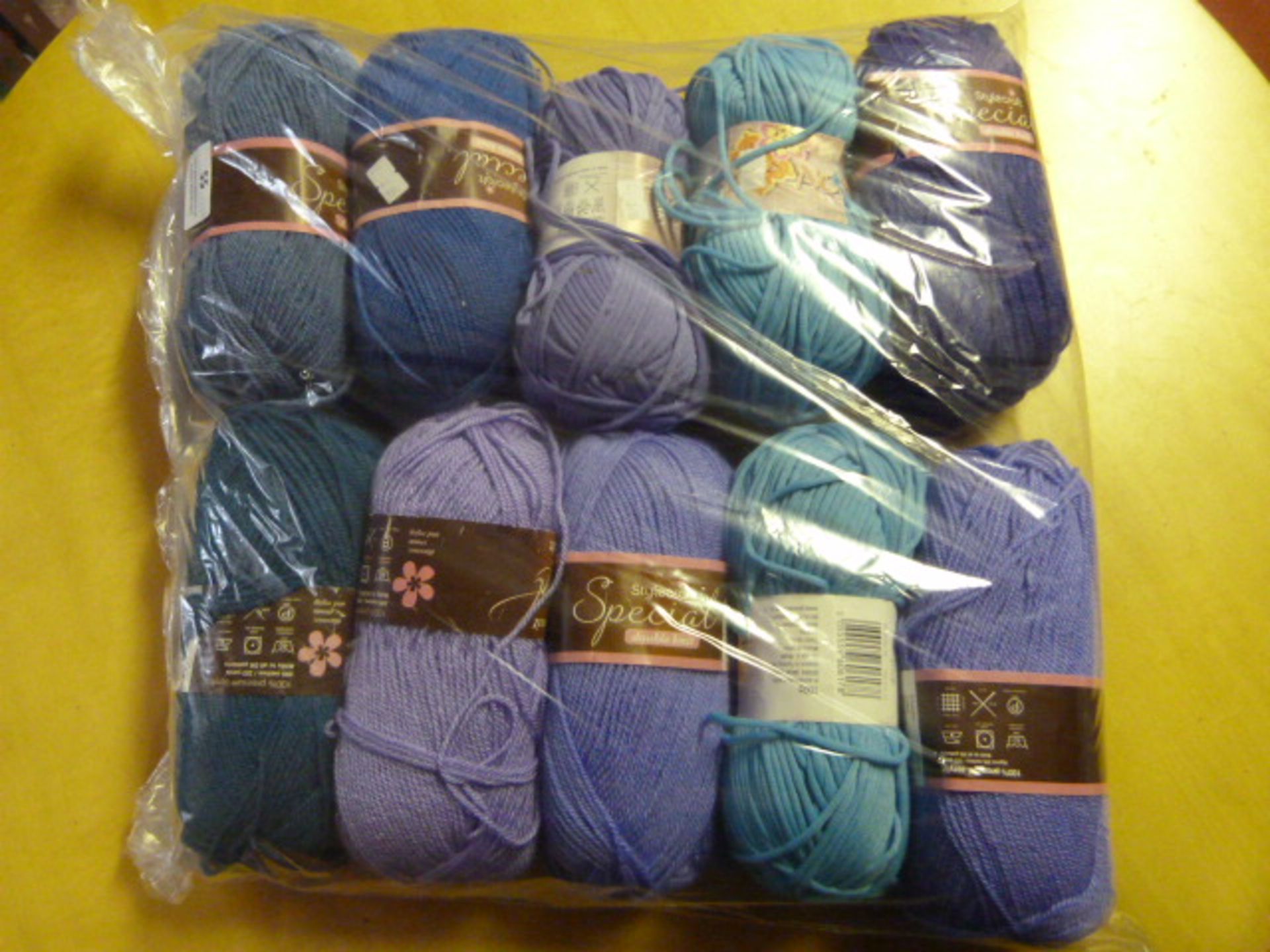 Ten Assorted Rolls of Wool