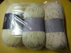 Three Large Rolls of Mixed Thread