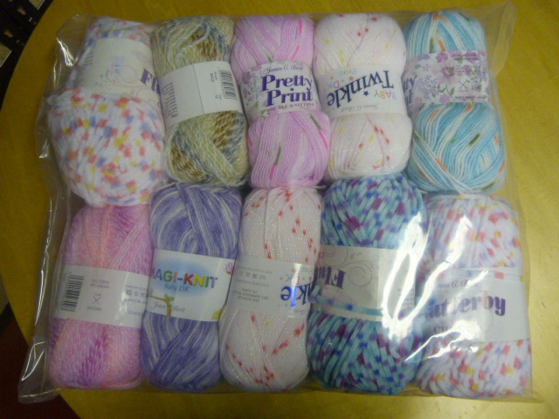 Ten Assorted Rolls of Wool