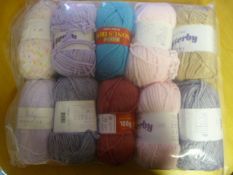 Ten Assorted Rolls of Wool