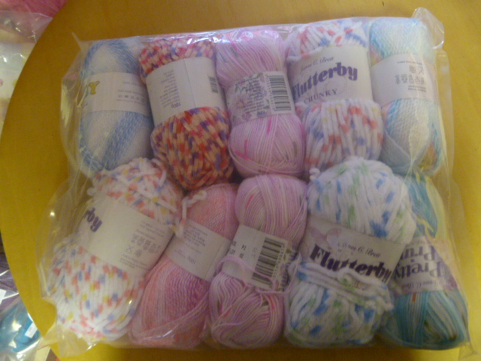 Ten Assorted Rolls of Wool