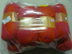 8pk of Pink and Orange Wool