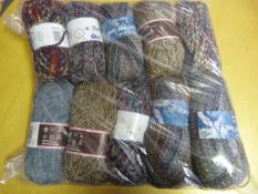 Ten Rolls of Mixed Wool