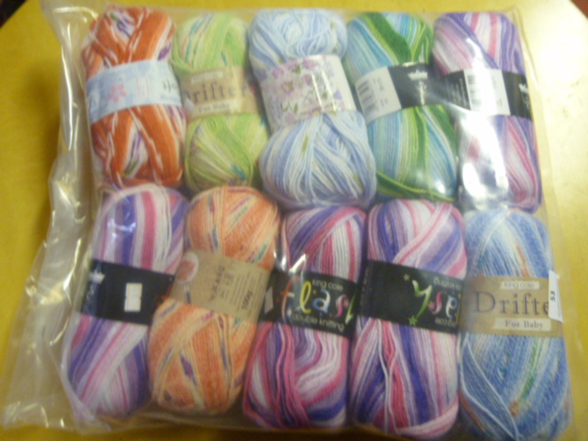 Ten Assorted Rolls of Wool