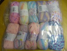 Ten Assorted Rolls of Wool