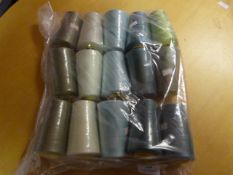 Fifteen Rolls of Mixed Thread